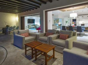 Spectacular 3-Story Beachfront Villa with a Huge Pool Patio