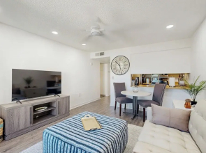 55+ Condo w/ Balcony & Mtn Views, Shared W & D