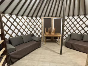 Юмарт озеро Талкас База семейного отдыха