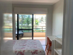 Apartamento na beira da praia, no Aquaville Resort