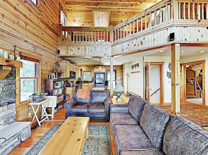 New Listing! Scenic Wolf W/ Hot Tub & Sauna 4 Bedroom Home