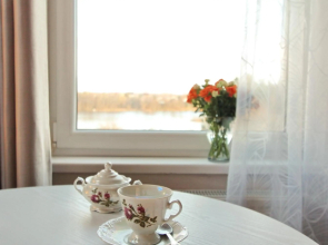 Apartments by the lake with fireplace