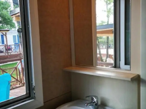 West Coast Mobilhome with XXL Terrace in Naturist Resort Solaris