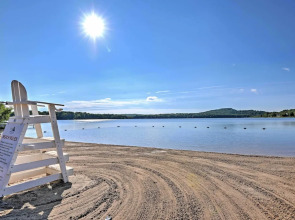 Deck & Fire Pit: Pocono Lake Home Near Skiing!