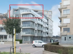 Penthouse in Ostend With sea View Dining