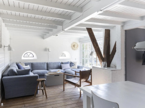 Luxuriously Restored Farmhouse With Trendy Interior Close to sea and Forest