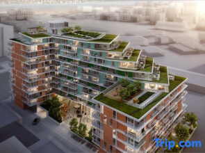 Modern 2 Bed Condo with AC and Parking