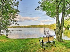 Scenic Lyman Home on Swan Pond w/ Wraparound Deck!