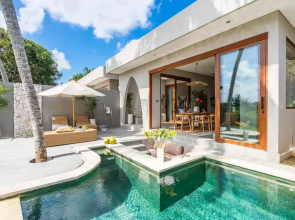 Villa Bayu by Alfred in Bali - Cozy 2BR Villa w Stunning Ricefield View