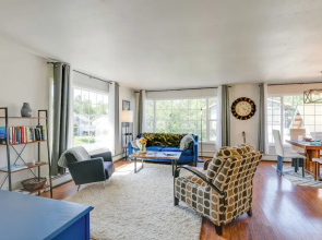 Near Trails & Town: Anchorage Apt w/ Shared Yard