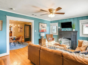 Fire Pit & Small-town Charm: San Angelo Getaway!