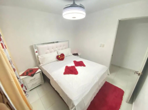 9 Santiago Monumental Area Cozy 3 bedrooms - WIFI- Air Conditioner- Apartment for 7 peoples - close to all kind the business around and transportation 24 hours to visit the city