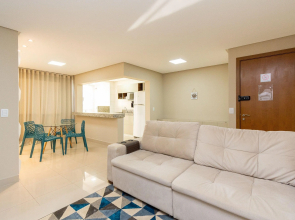 Elegante apartamento de 2 quartos no Setor Bueno - Andar Alto - Ed The Expression - TH501