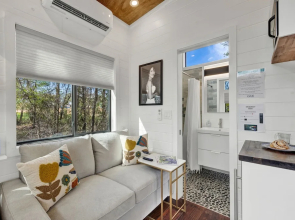 Selena-romantic Tiny Home-firepit