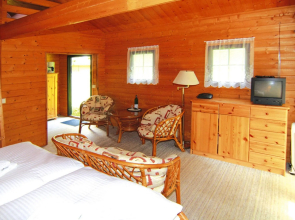 Log Cabin by Fahrsee With Lake Sauna