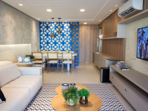 GV7 Lindo apartamento de 3 suites no Golf -Ville