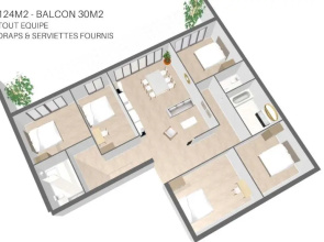"Envie Lyonnaise" Location - 10 personnes - Terrasse - WIFI Fibre optique