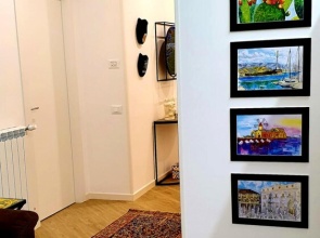 Apartment With one Bedroom in Palermo, With Wonderful City View, Furnished Balcony and Wifi - 7 km From the Beach