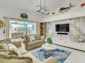 Fenced Yard, Game Room: Family Home in Sebastian!