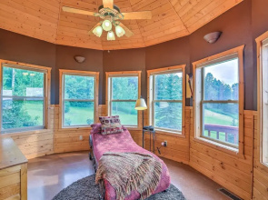 Luxe Alpine Cabin w/ Wraparound Deck & Mtn Views!