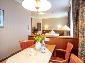 1 Raum Apartment kleiner Balkon