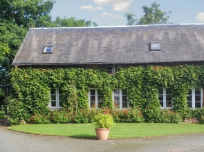 Delightful House in Annebault, Normandy, With Terrace and Lush Garden