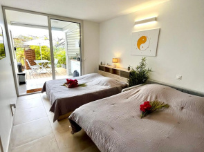 NOUVEAU studio chaleureux avec jacuzzi privé & piscine