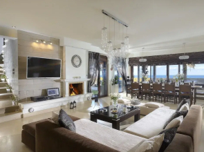 Deluxe Captivating Villa With Indoor and Outdoor Pool Sandy Beach is Only 1 5km Away