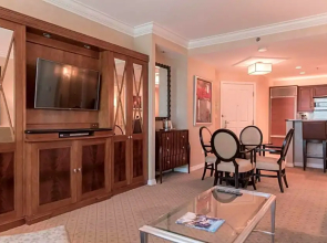 True 1BR Balcony Suite with Strip View at MGM Signature