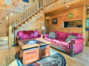 Bryson City Cabin Rental w/ Views & Hot Tub