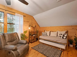 Cabin Creek Fire Pit Hot Tub