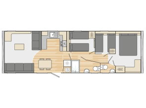 Lydstep Beach BayView 2021 3-Bedroom Holiday Home.