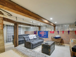 Modern Farmhouse w/ Movie Room - 6 Mi to Lake!