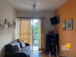 Aconchegante e econômico 1 dorm. roupa de cama pertinho da Praia Grande de Ubatuba