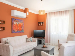 Flat w Sea View Terrace 1 min to Beach in Didim
