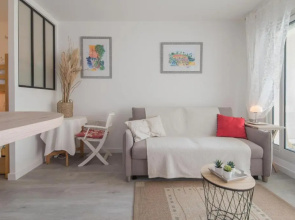 Studio vue mer, avec grande terrasse