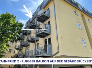Apartment Wahnfried No2 - citynah wohnen mit Küche, Duschbad und Balkon