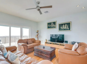 Bbqs + Decks: Oceanfront Surfside Beach Home