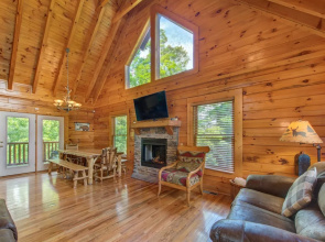 Bear Creek Lodge Covered Bridge by Vtrips