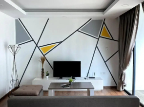 #2.1 Jazz Suites Large Bed Vivacity Kuching 3rooms