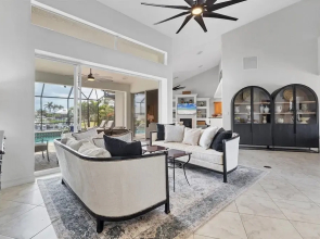 Punta Gorda Isles 4-Bedroom Private Pool Home on Canal 4 Home