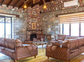 Amazing Stone House With Fireplace and Private Pool Surrounded With Nature in Iznik Bursa