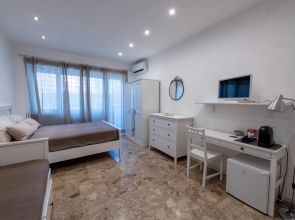 Casa Rosa Beige e Blu