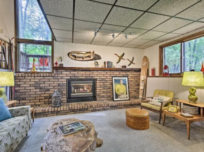 Arbor Vitae Home w/ Game Room: Snowmobiles Welcome