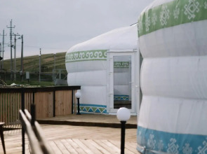 Юмарт озеро Талкас База семейного отдыха