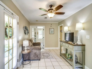 Walk to Beach: Waveland Retreat w/ Yard!