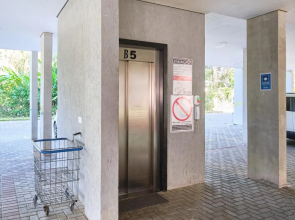 2 QUARTOS com Varanda Gourmet a 300m Praia Pereque Acu em Condomimio com PORTARIA 24h, ESTACIONAMENTO e Piscinas - Wi-Fi 300mbps