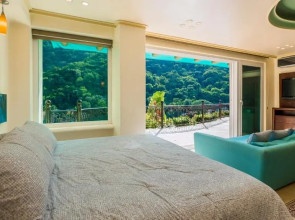Luna Suite With two King Size Beds, With Walk out Terrace Overlooking the Beach