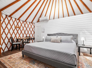 Ot 3515e Texas Yurt Haus: 5 Yurts! 5 Bedroom Cabin by RedAwning