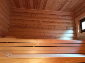 Wellness Hütte am Zwenkauer See bei Leipzig